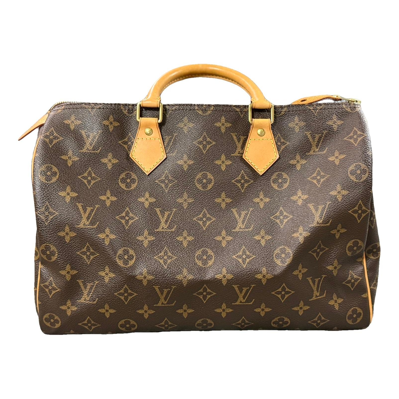 Speedy leather handbag