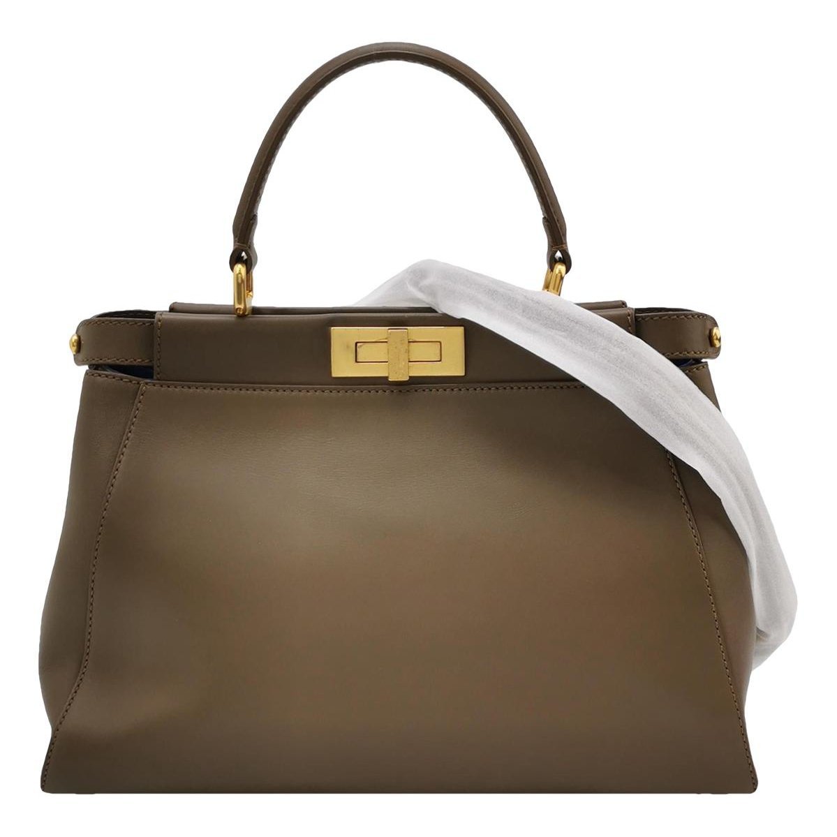 Peekaboo leather handbag