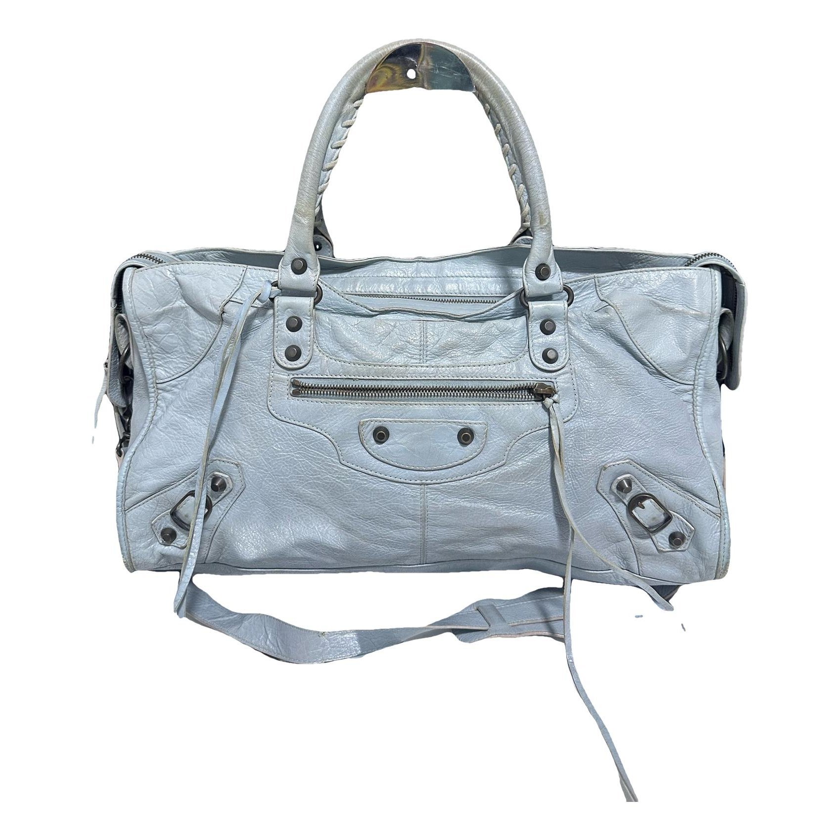 City leather bag