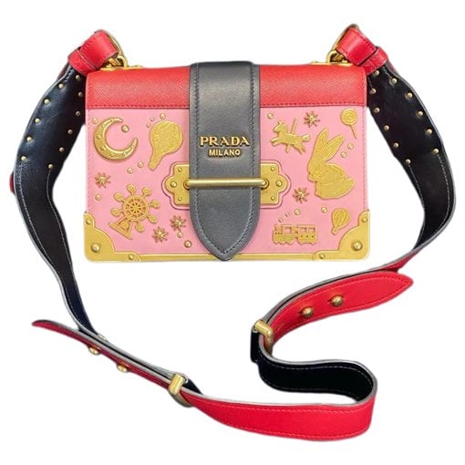 Cahier leather handbag