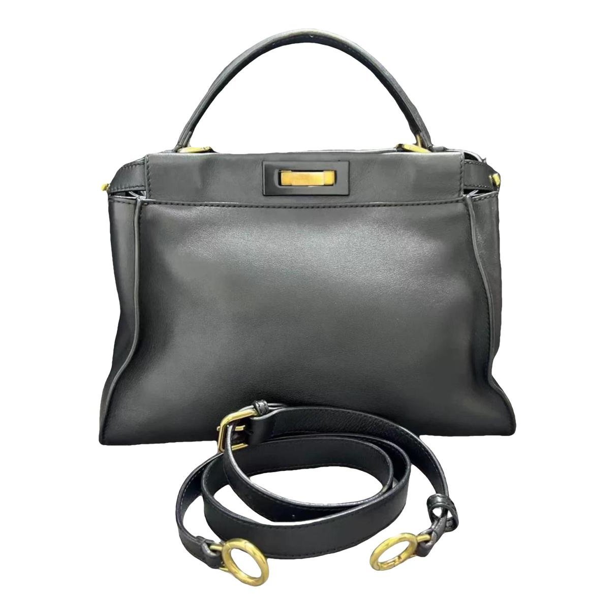 Peekaboo leather handbag
