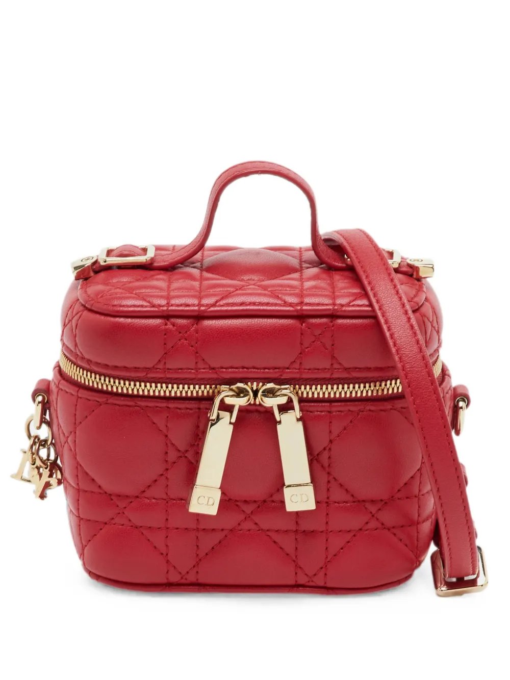 2021 micro Cannage Lady Dior vanity case bag