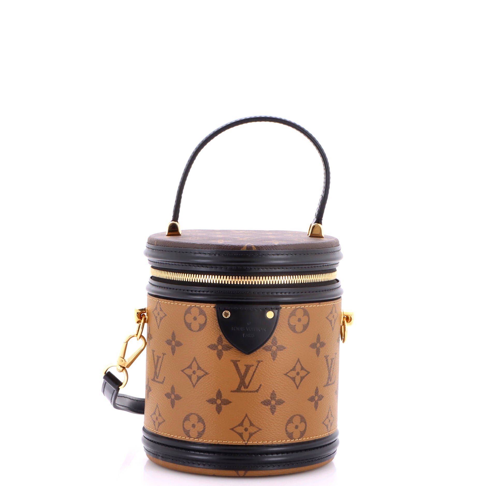 Cannes Handbag Reverse Monogram Canvas
