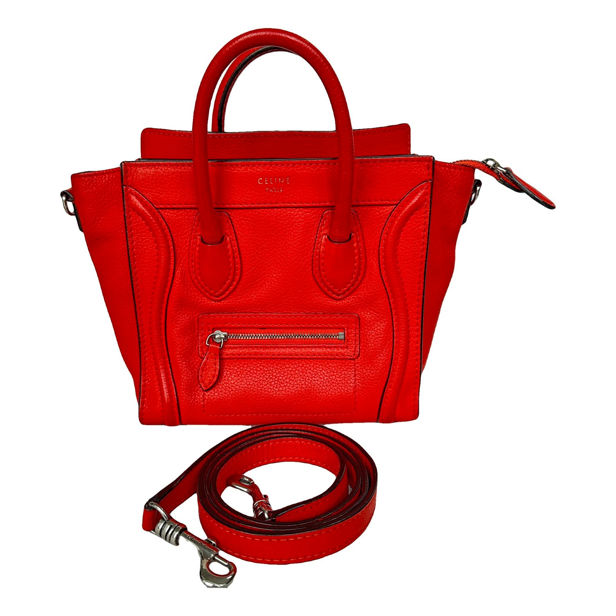 Nano Luggage leather handbag