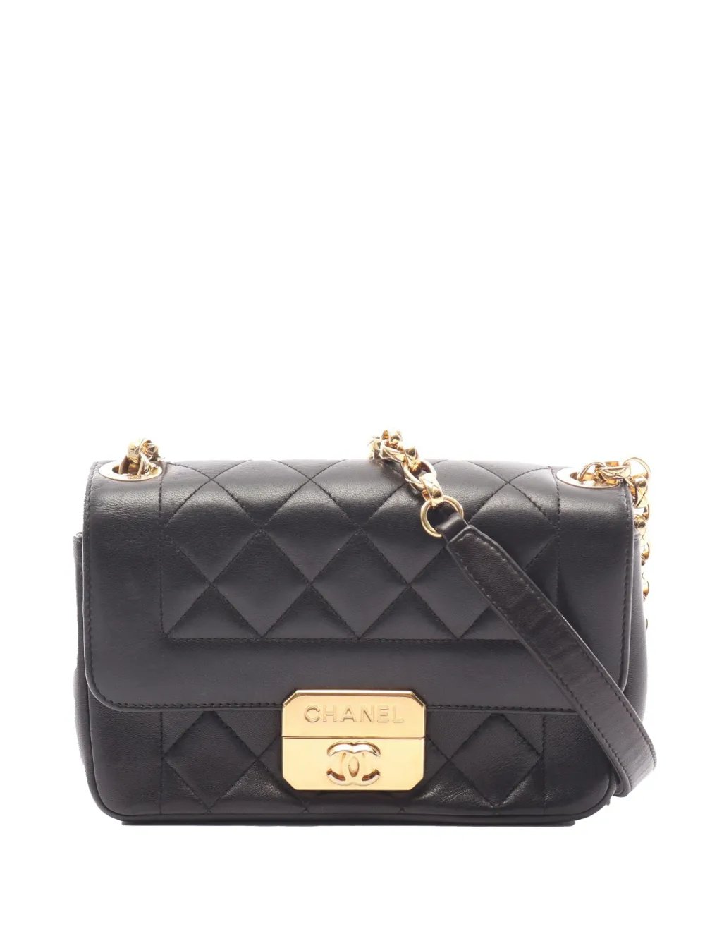 2014 Mini Quilted Lambskin Chic With Me Flap crossbody bag