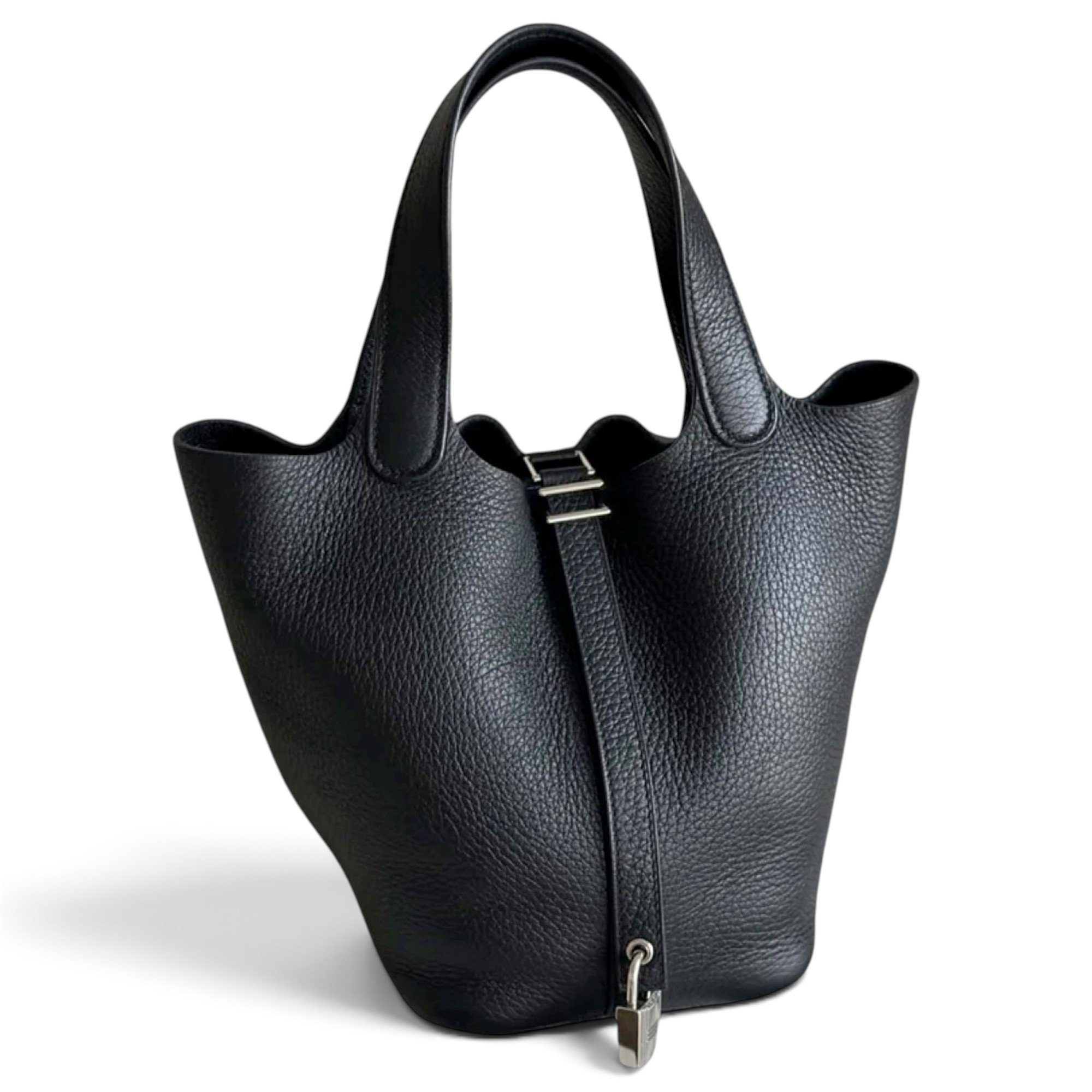 Picotin leather handbag