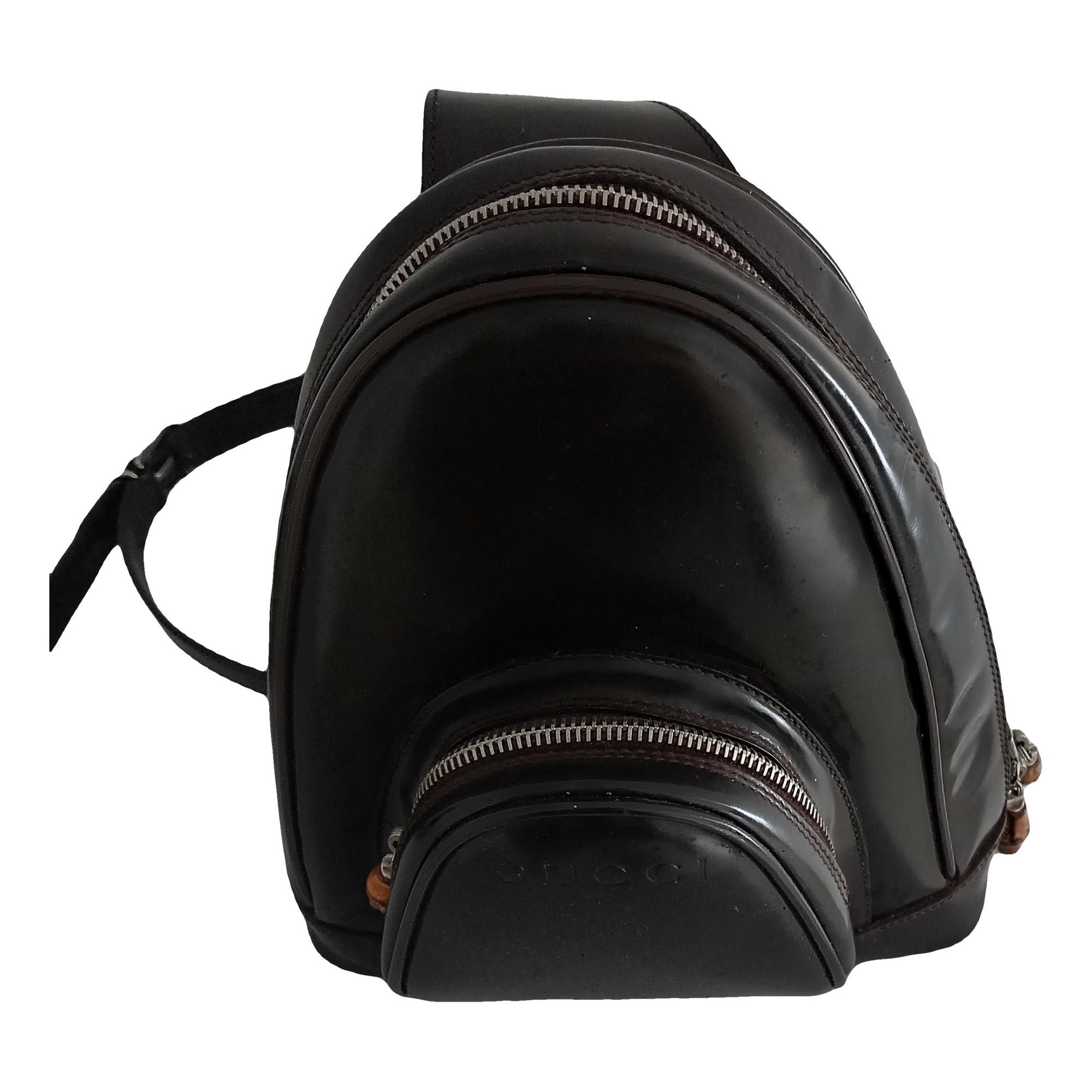Leather backpack