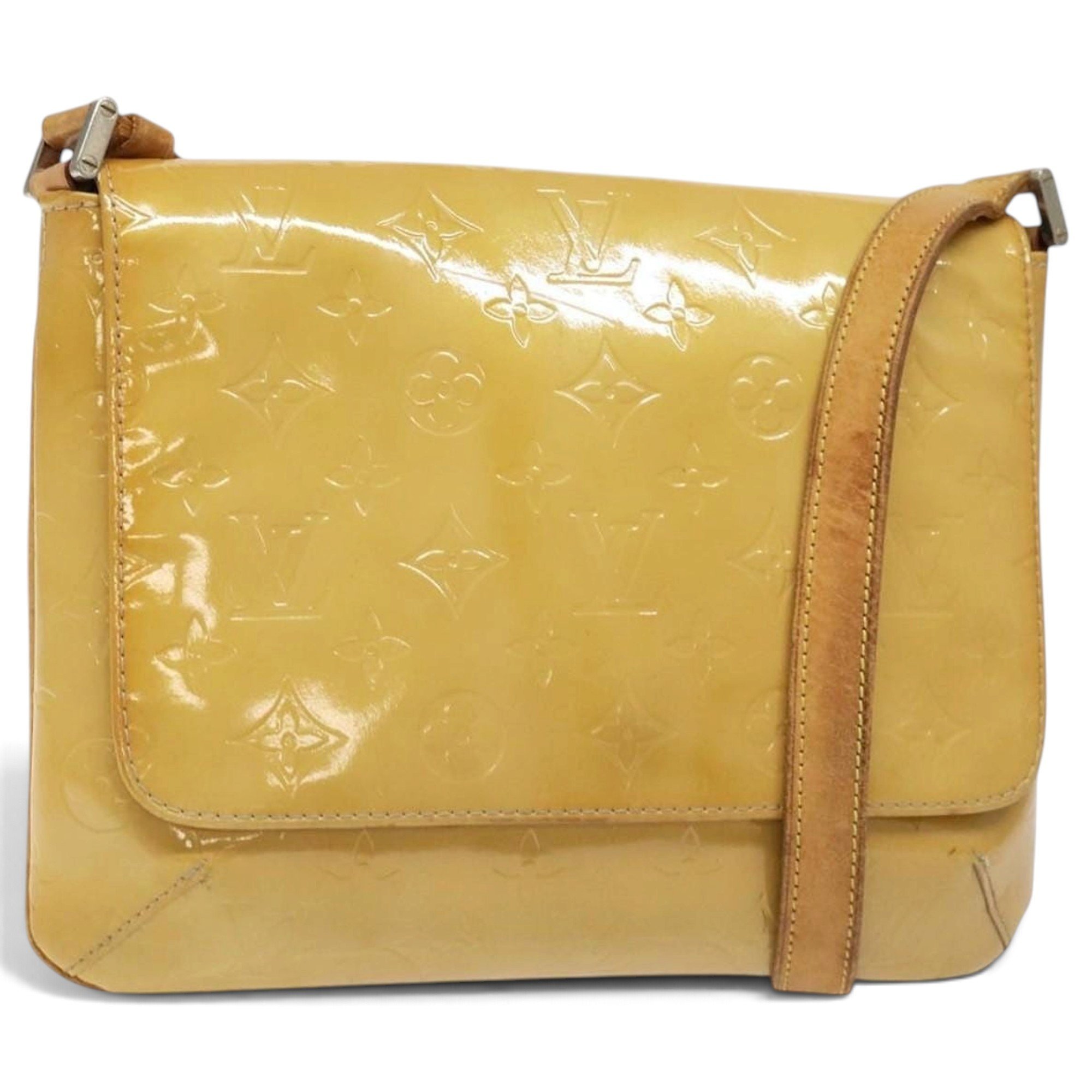 Thompson patent leather handbag