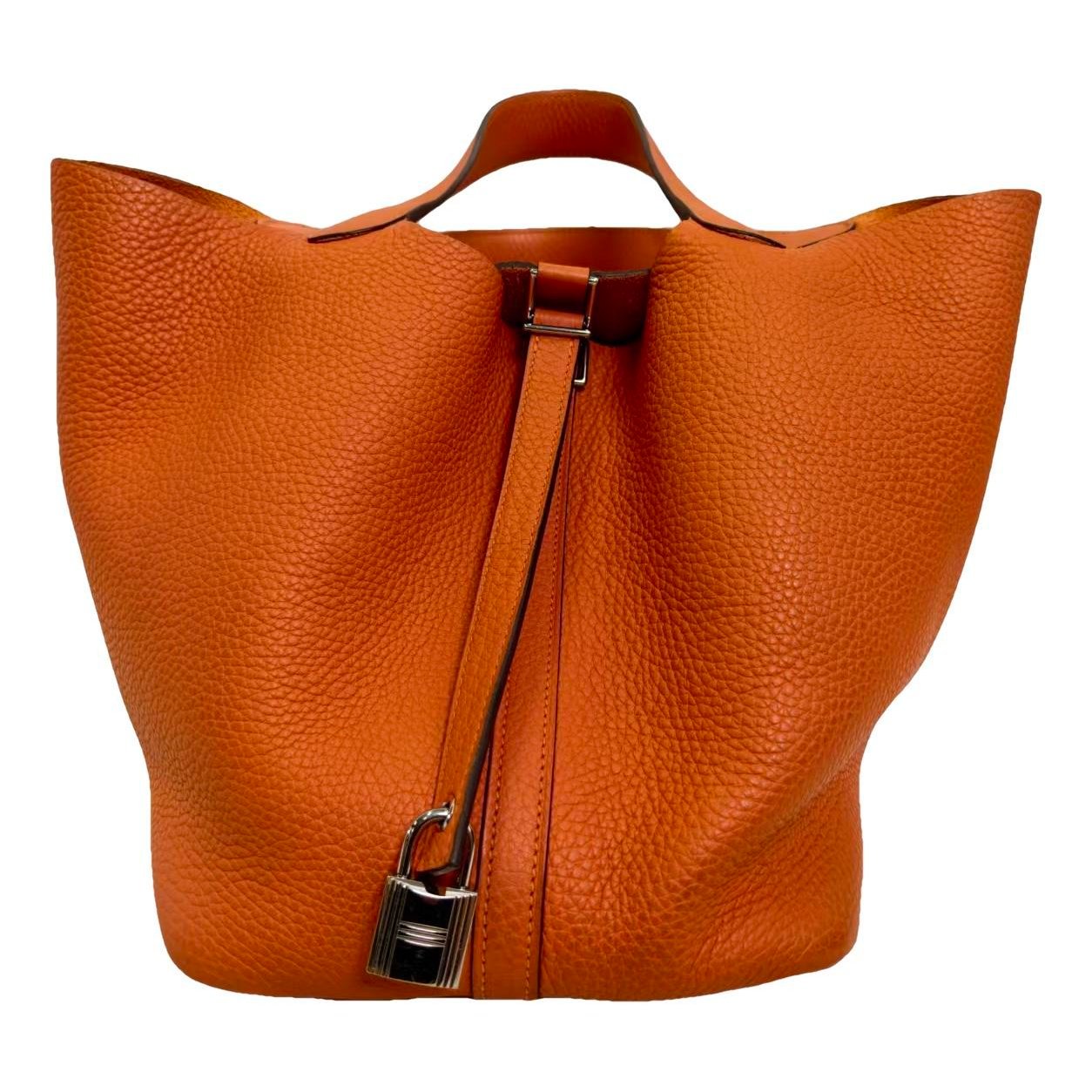 Picotin leather handbag