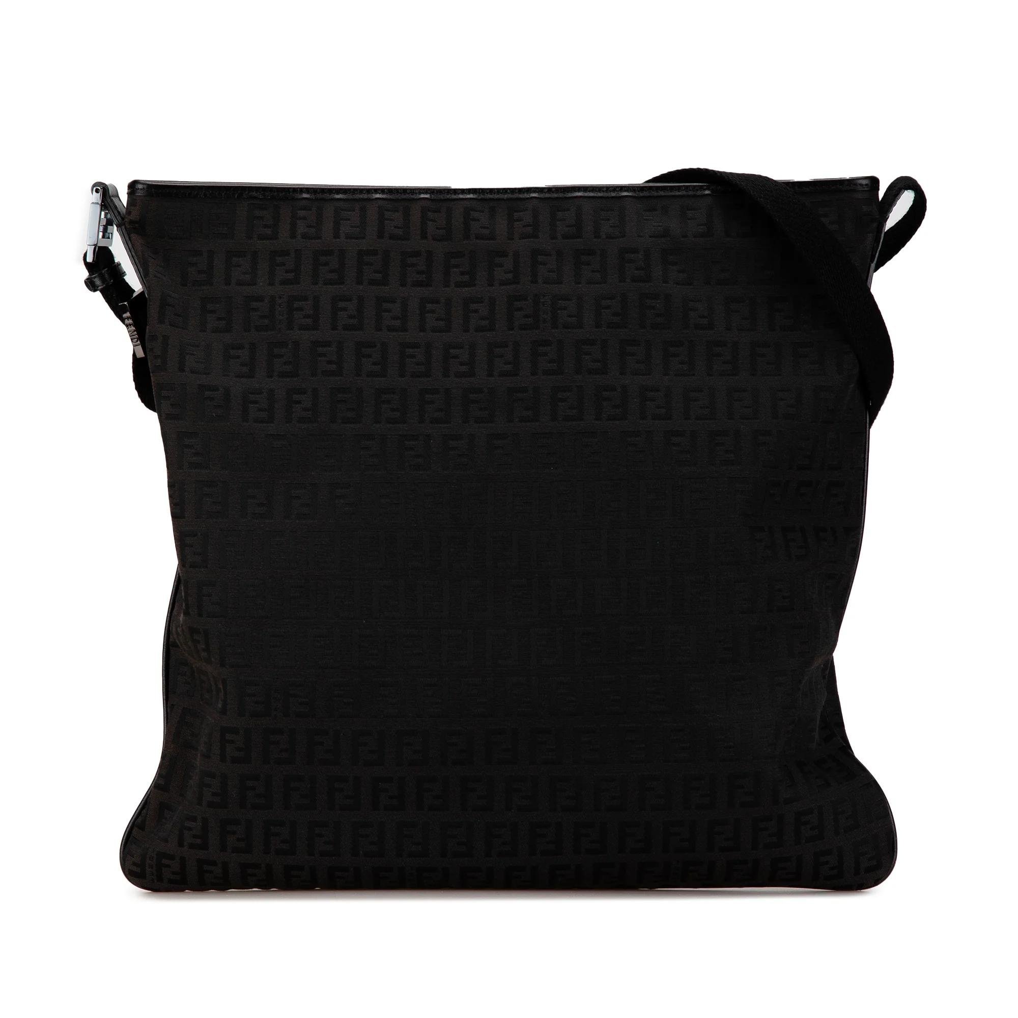 Pocket leather crossbody bag