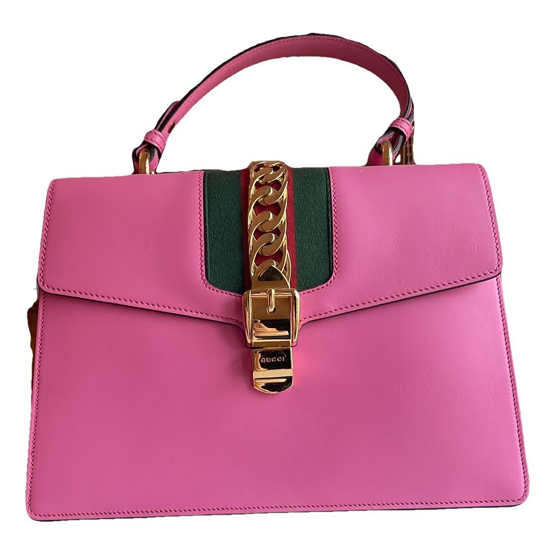 Sylvie Top Handle leather handbag