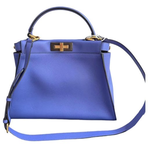 Peekaboo leather handbag