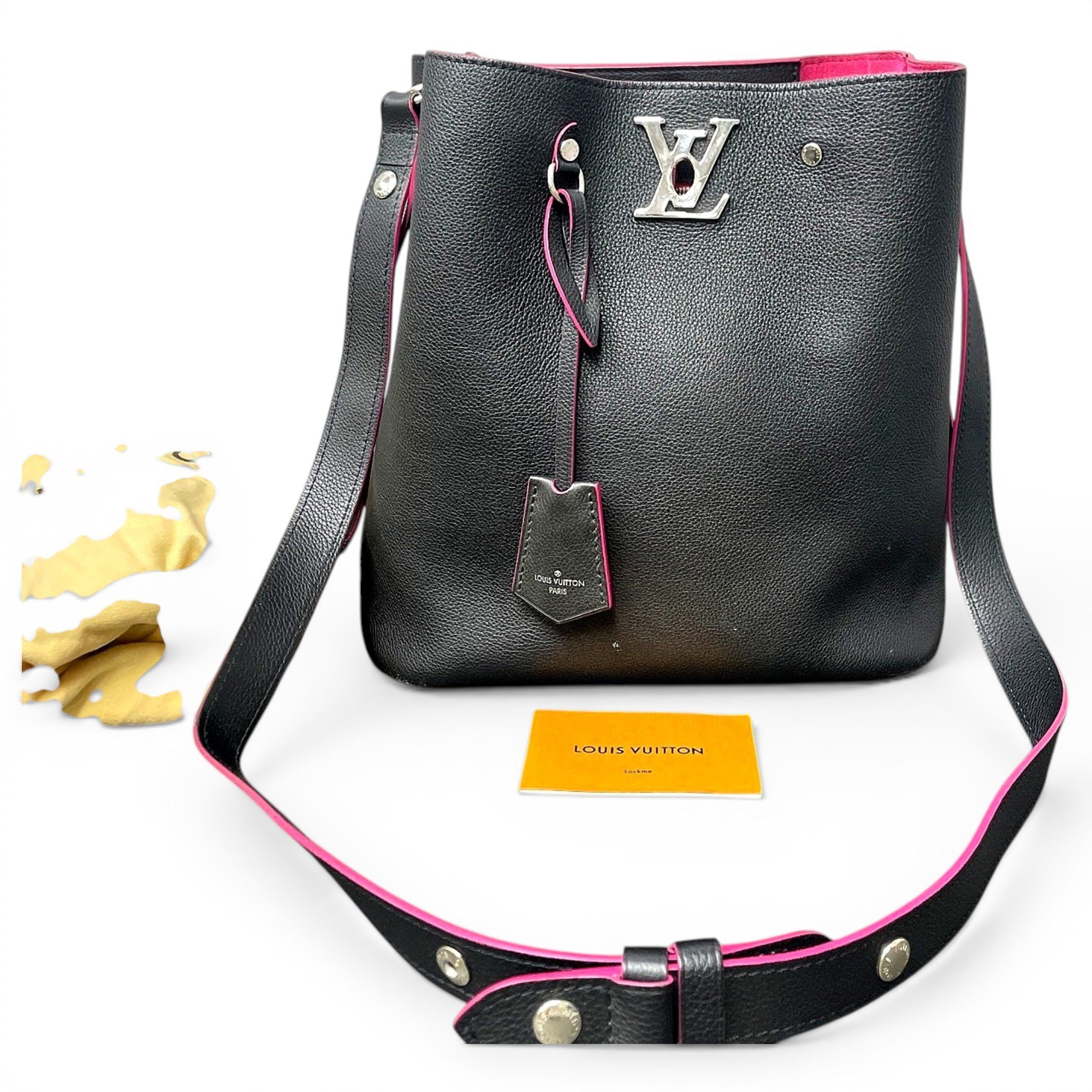 Lockme leather handbag