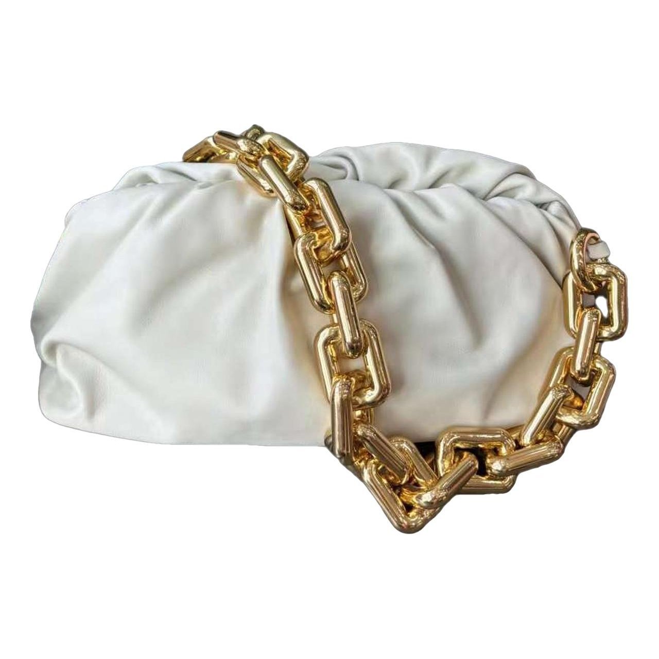 Chain Pouch leather handbag