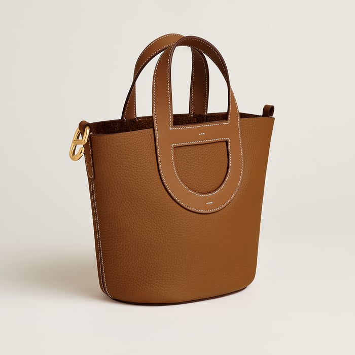 Gold Bolso Hermès In-the-loop 18
