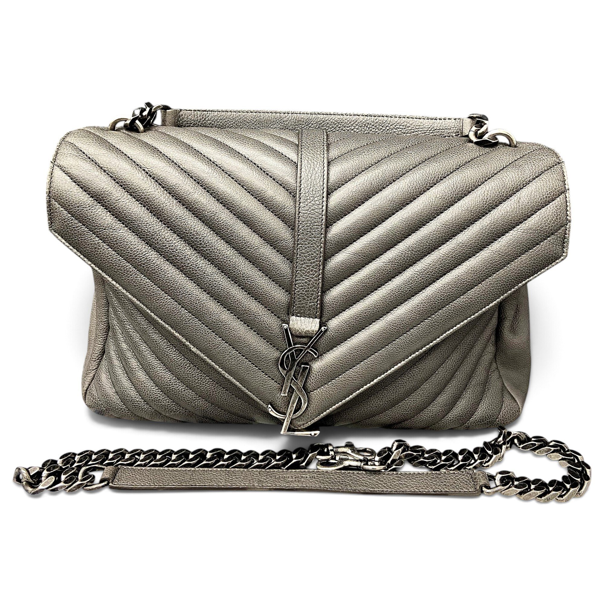 Collége monogramme leather handbag