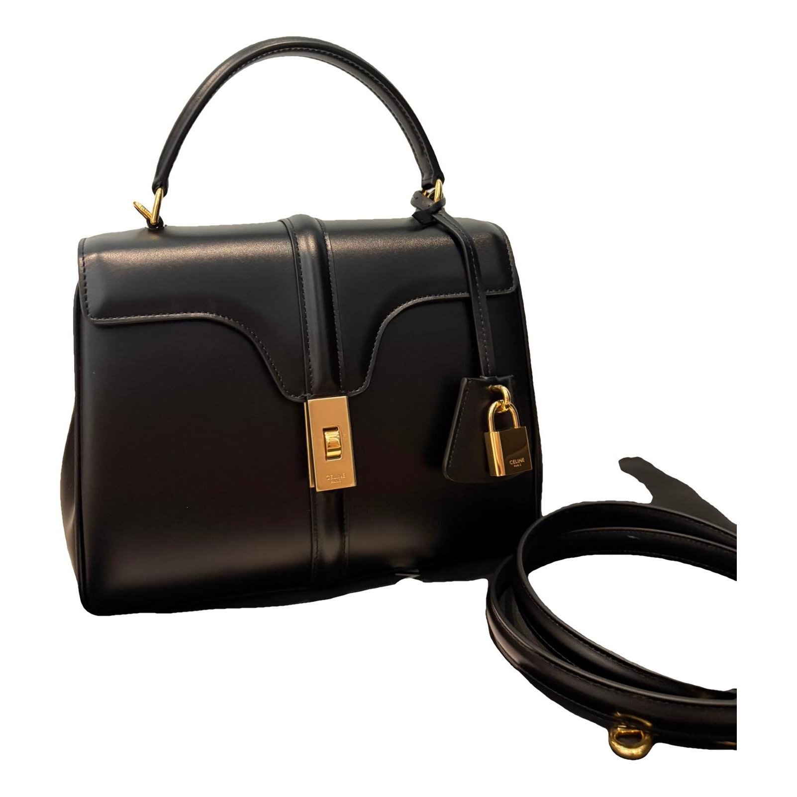 Sac 16 leather handbag