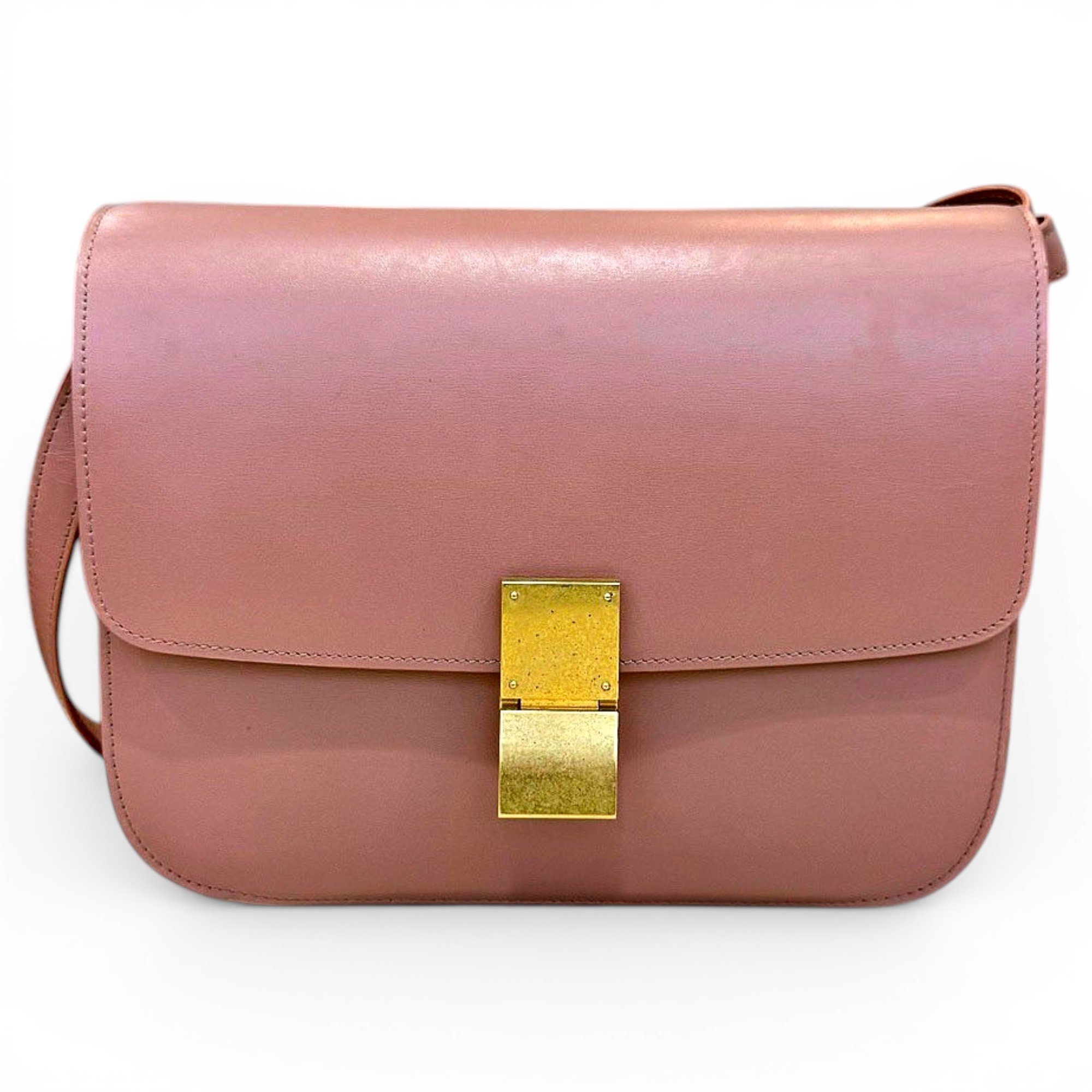 Classic leather handbag