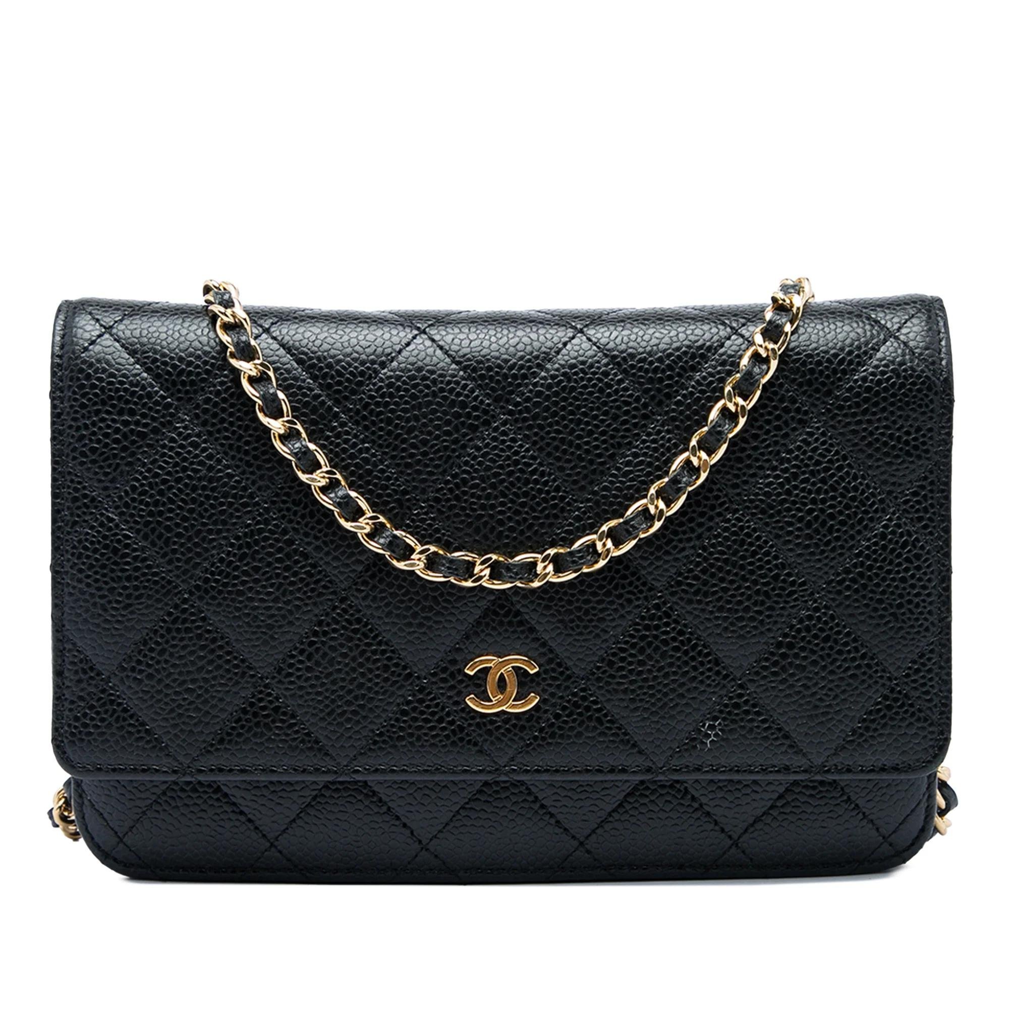 Wallet On Chain Timeless/Classique leather handbag