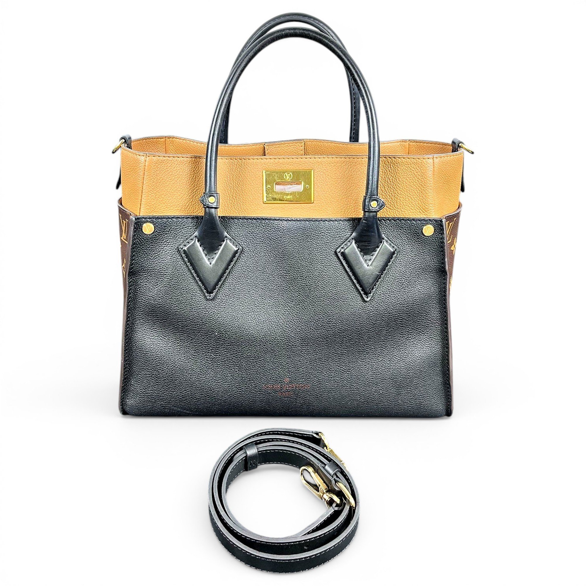 On My Side leather handbag