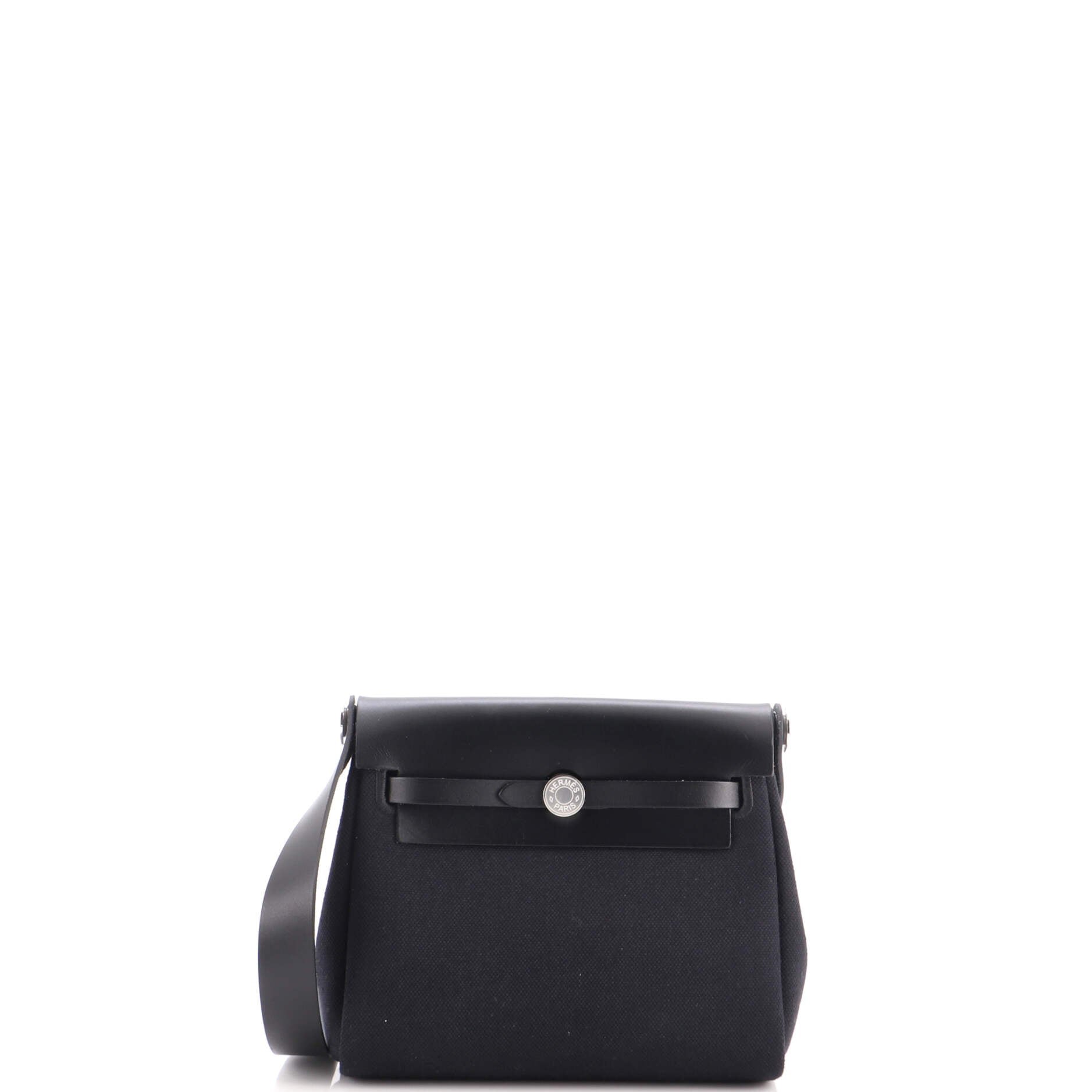 Herbag Zip Toile and Leather 20