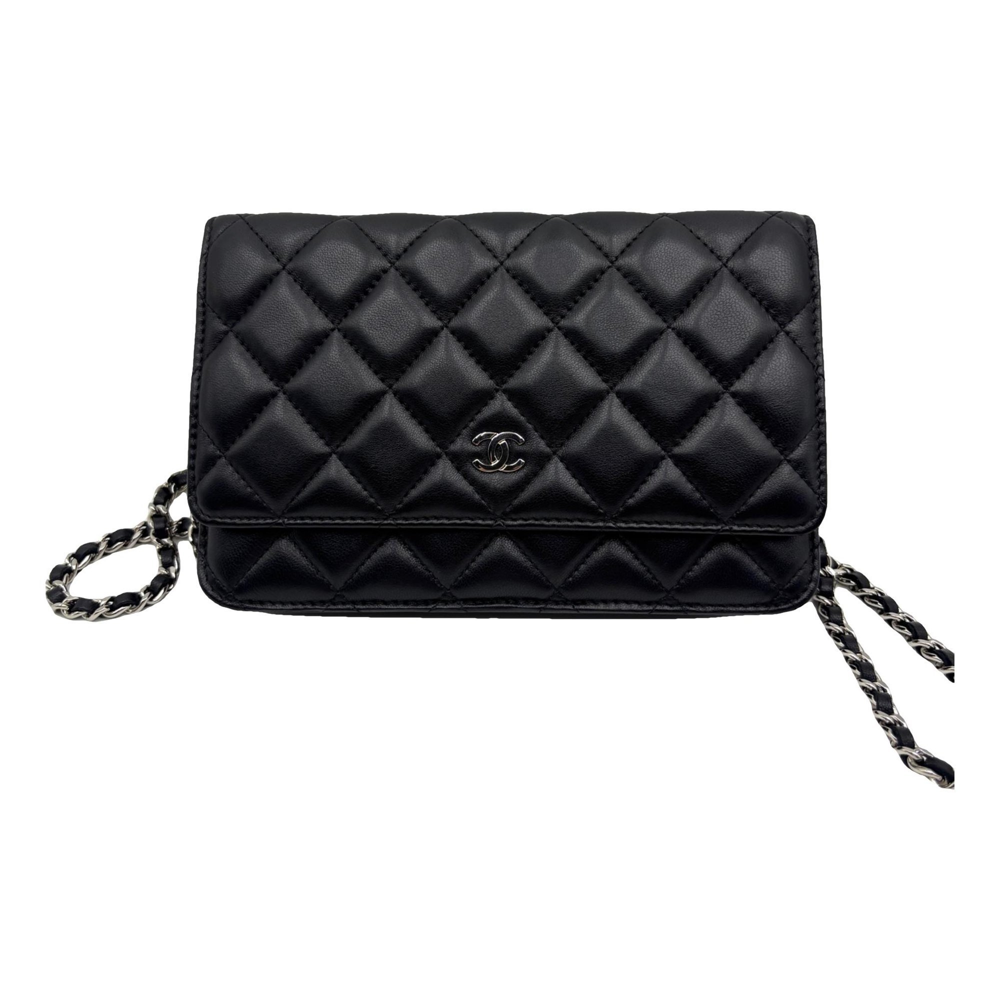 Wallet On Chain Timeless/Classique leather crossbody bag