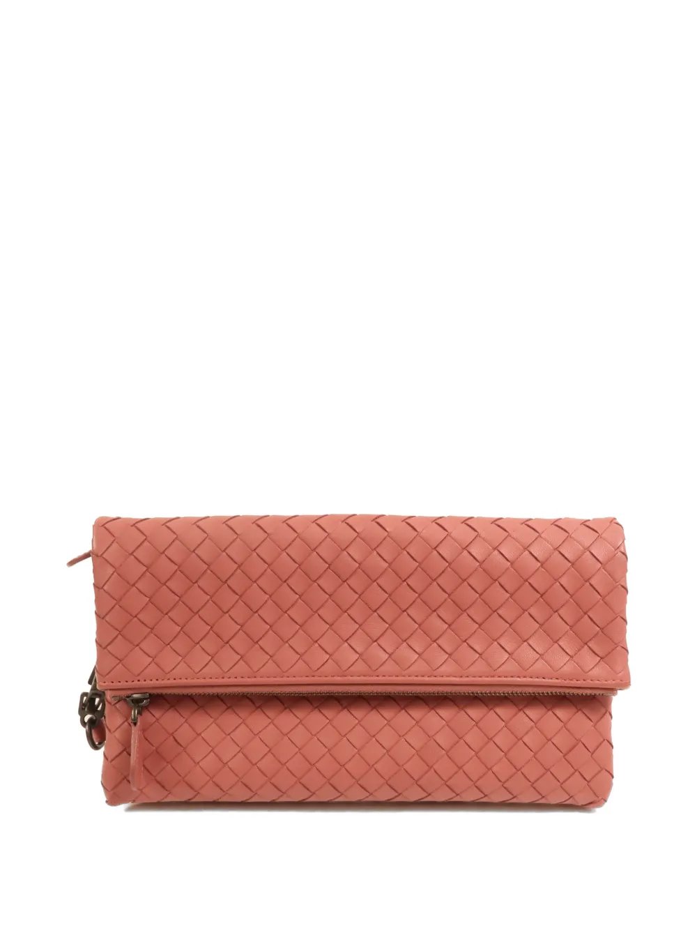 Intrecciato clutch bag