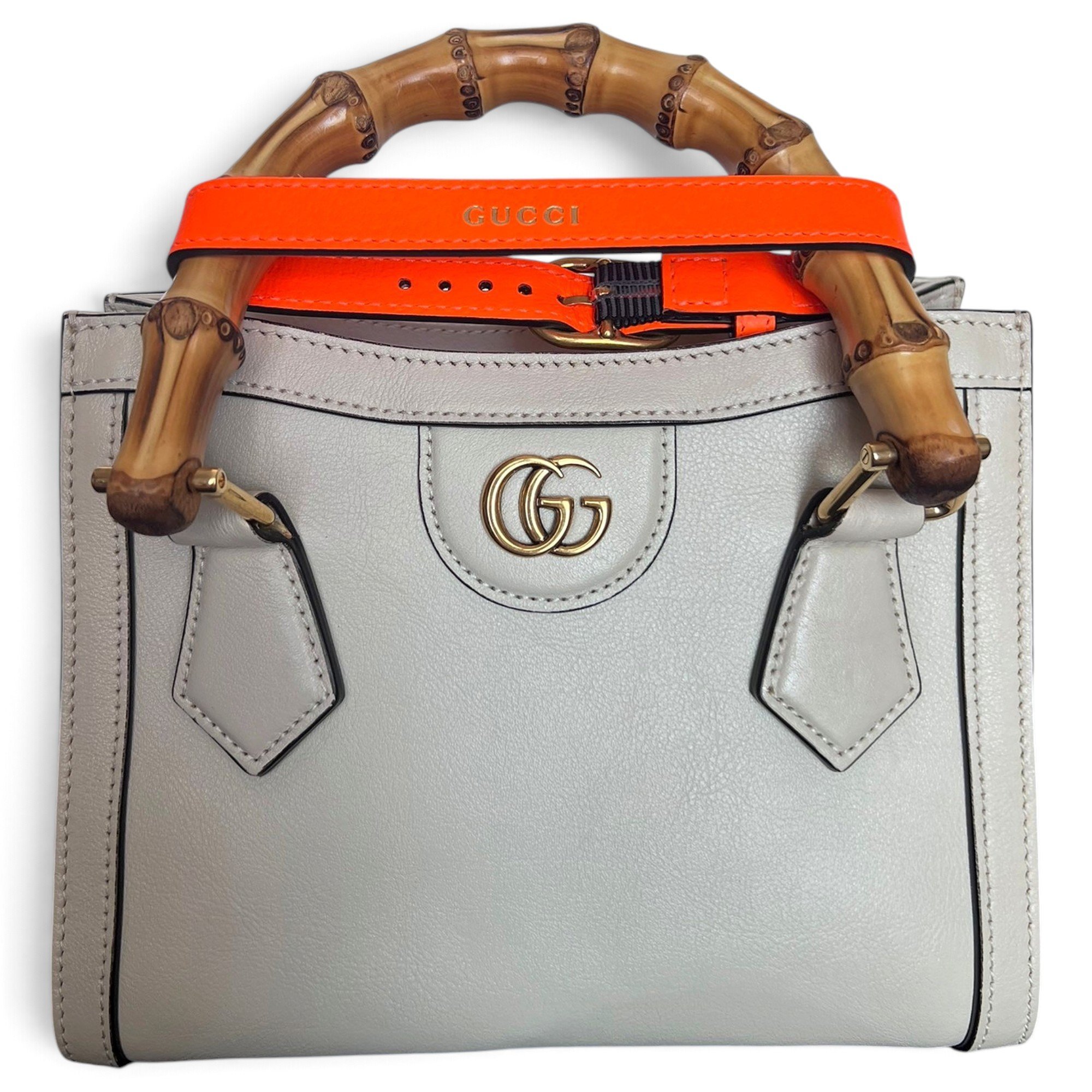 Diana Bamboo leather tote