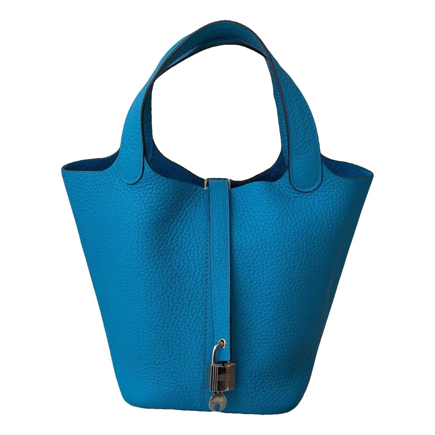 Picotin leather handbag