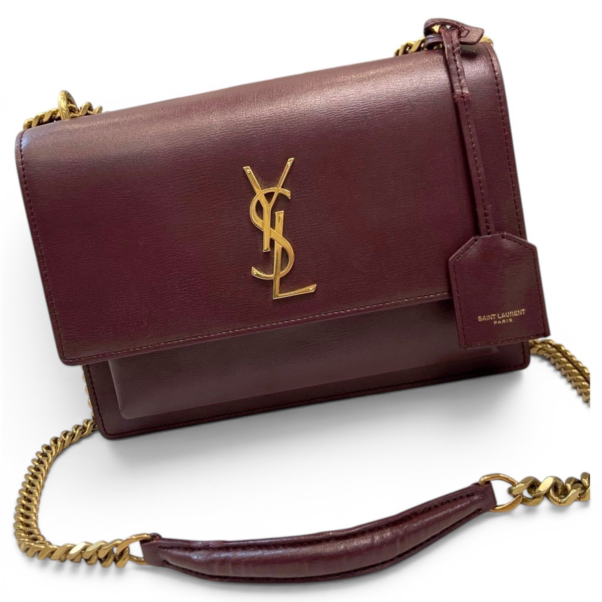Sunset leather handbag
