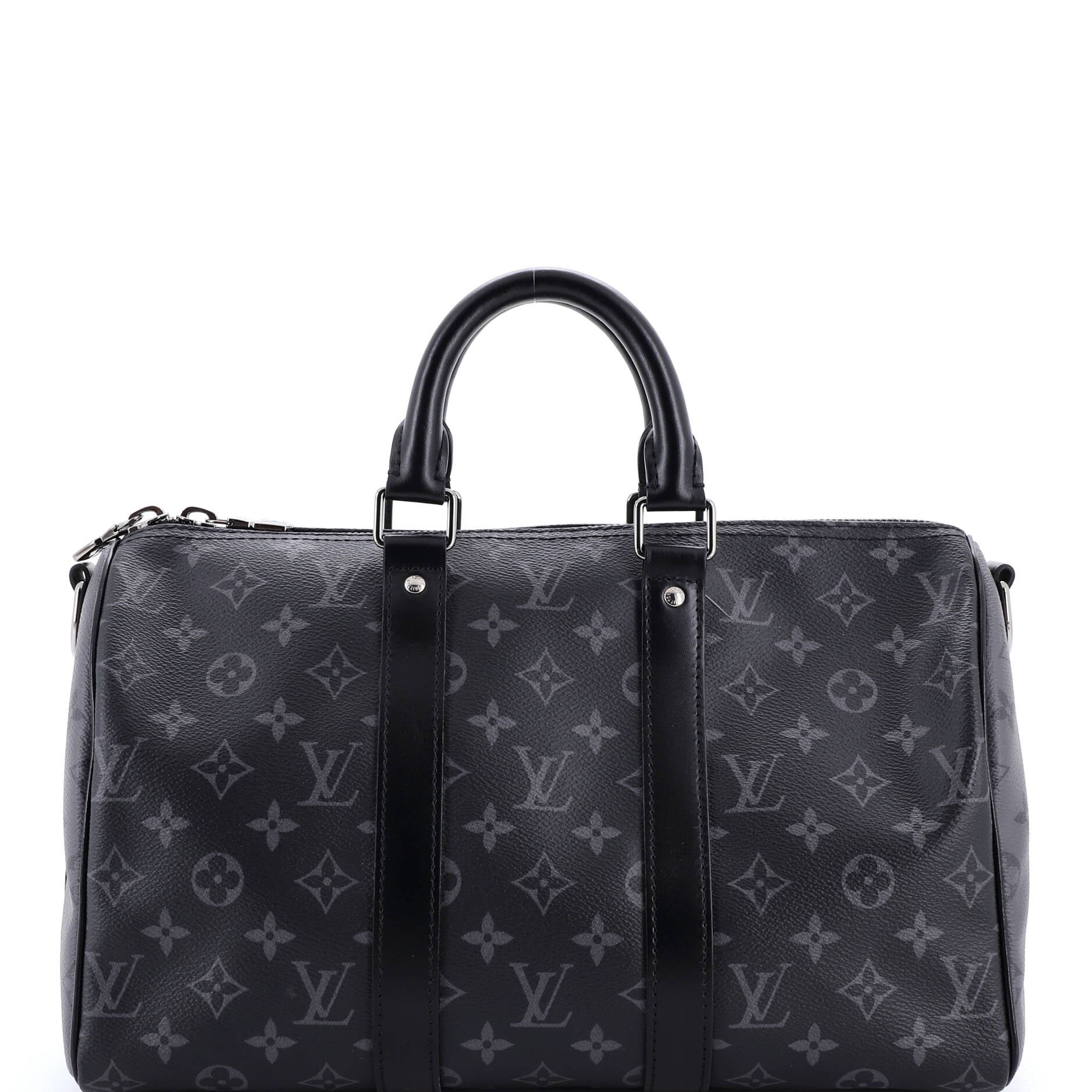 Louis Vuitton Keepall Bandouliere Bag Reverse Monogram Eclipse Canvas 35
