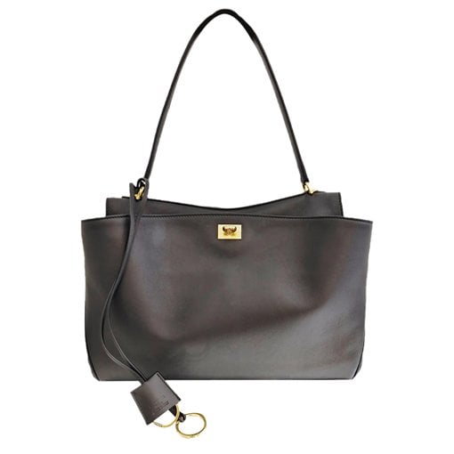 Leather handbag