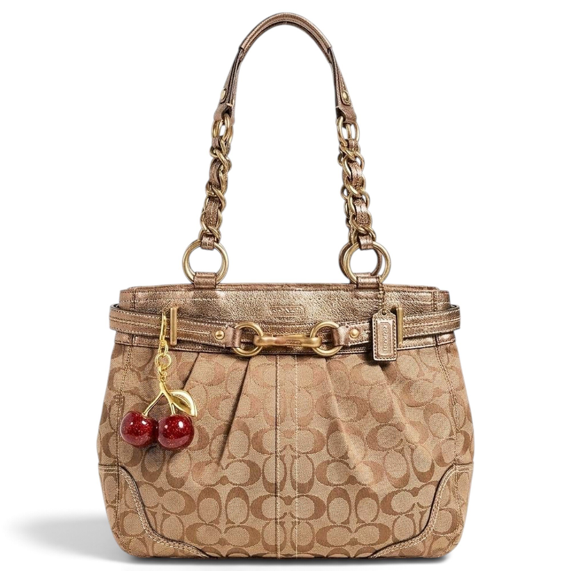 Signature Sufflette leather handbag