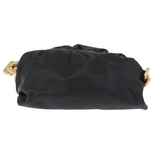 Chain Pouch leather clutch bag