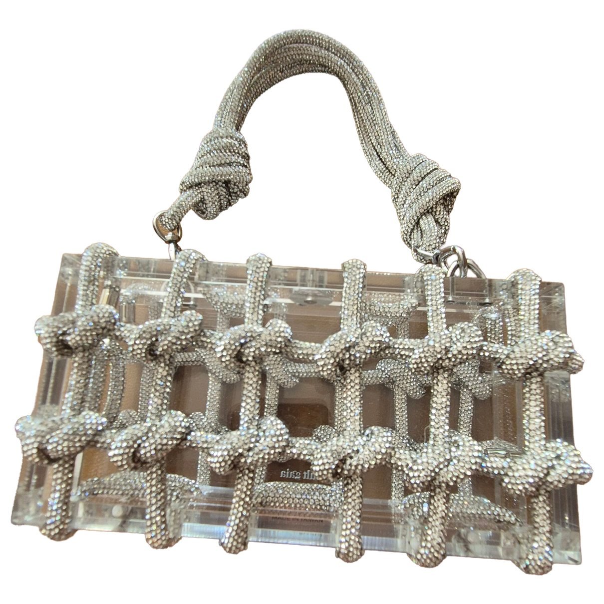 Glitter clutch bag