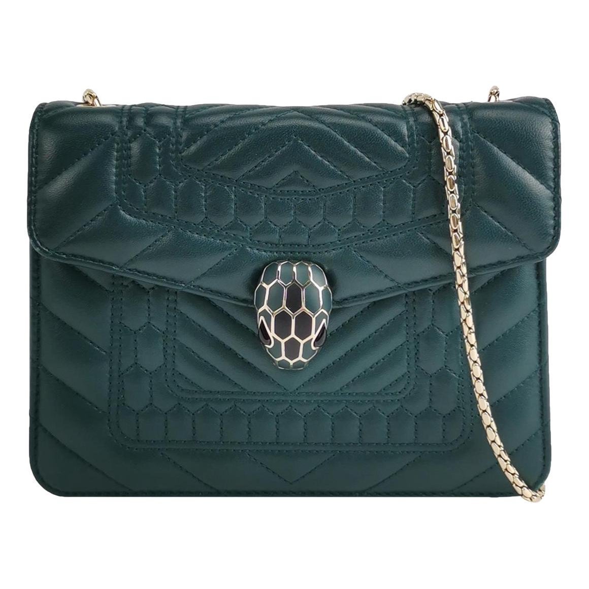 Serpenti leather crossbody bag