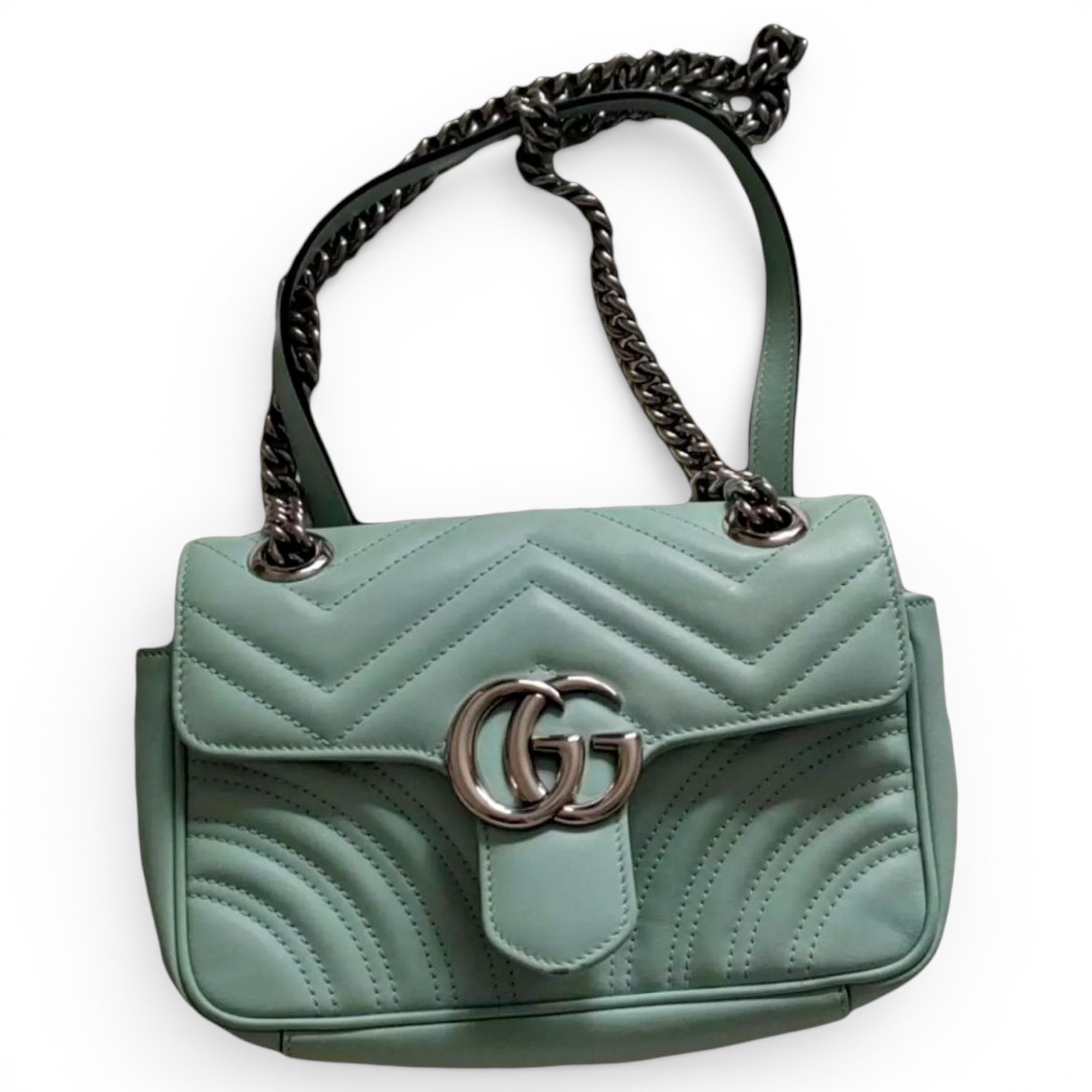 GG Marmont Flap leather crossbody bag