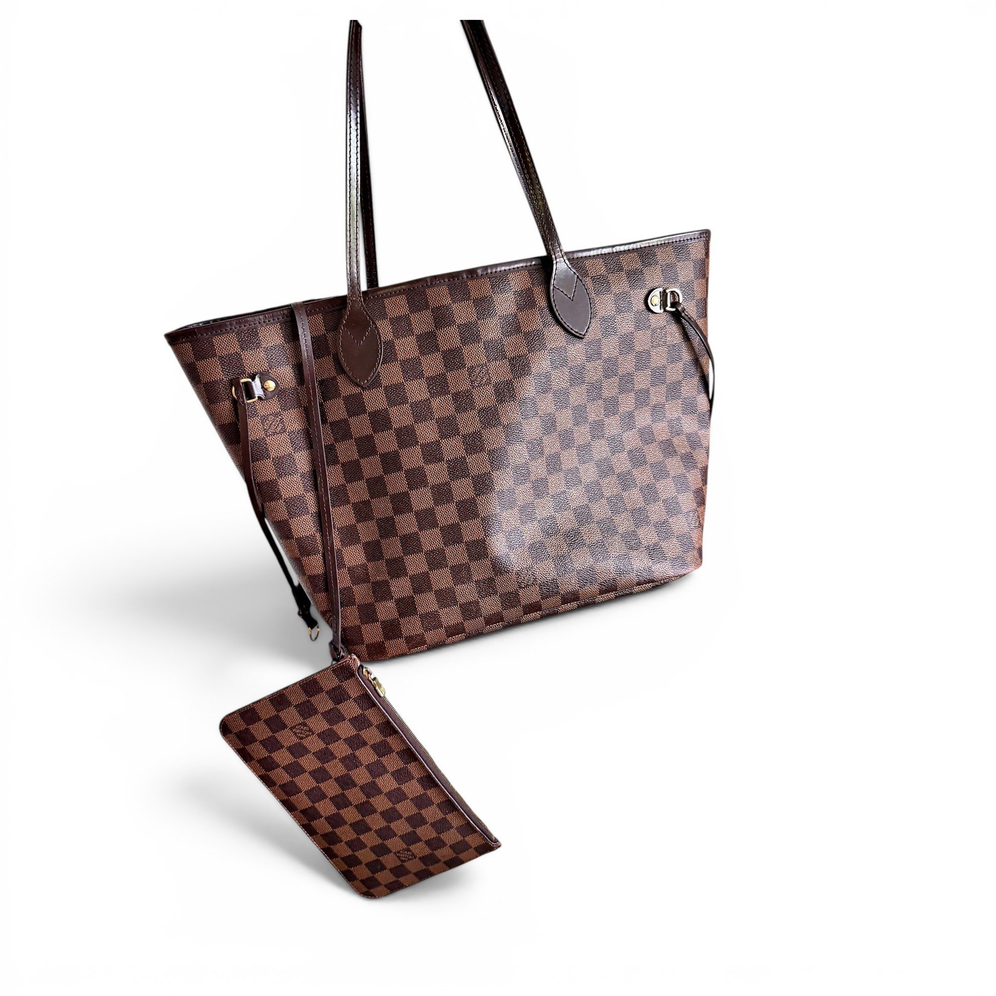 Neverfull leather tote