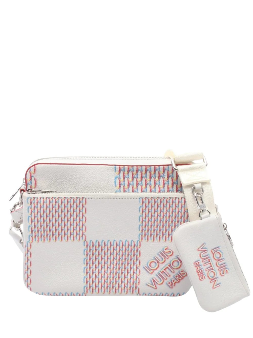 2022 Damier Spray Trio Messenger Bag crossbody bag