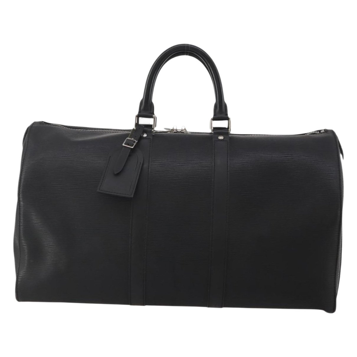 Keepall leather travel bag