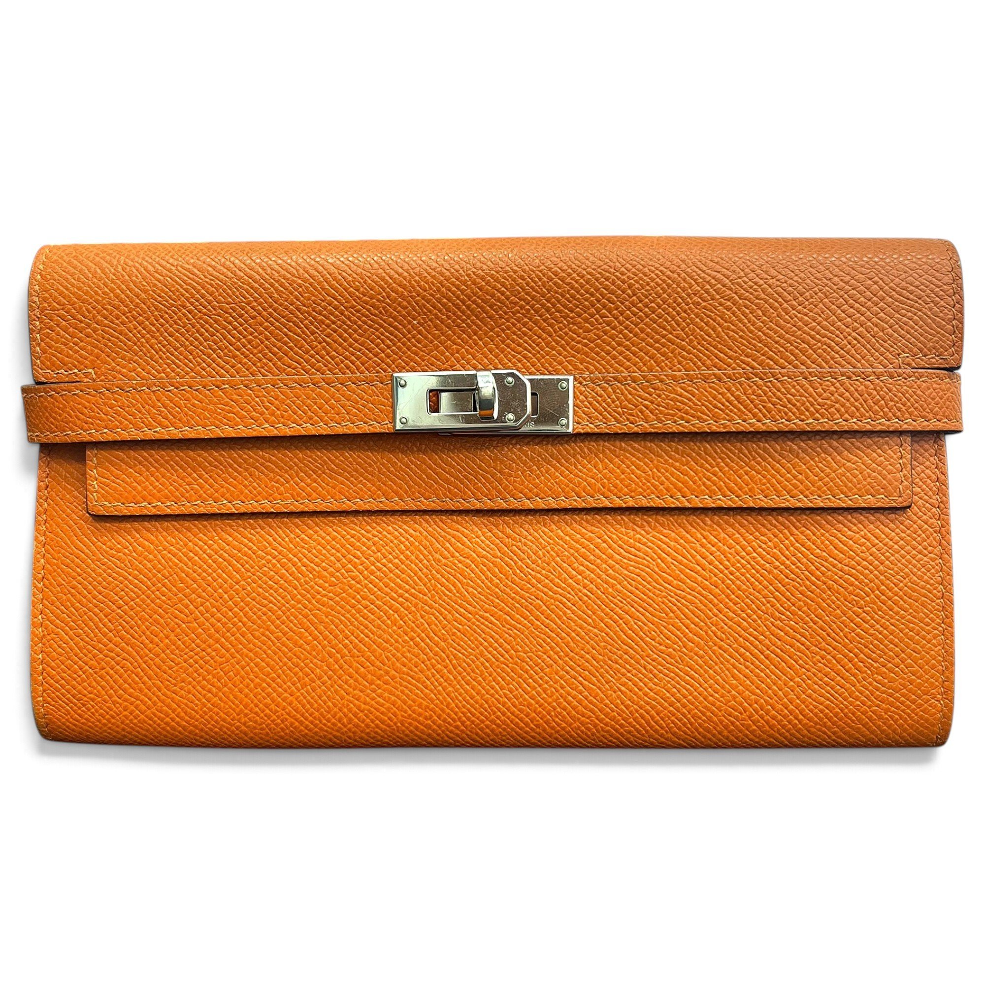 Kelly to go leather clutch bag