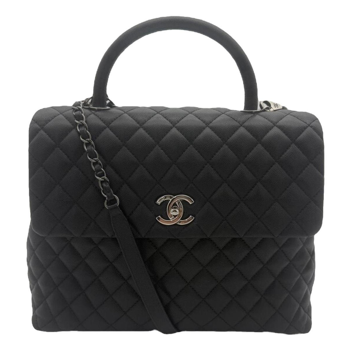 Coco Handle leather handbag