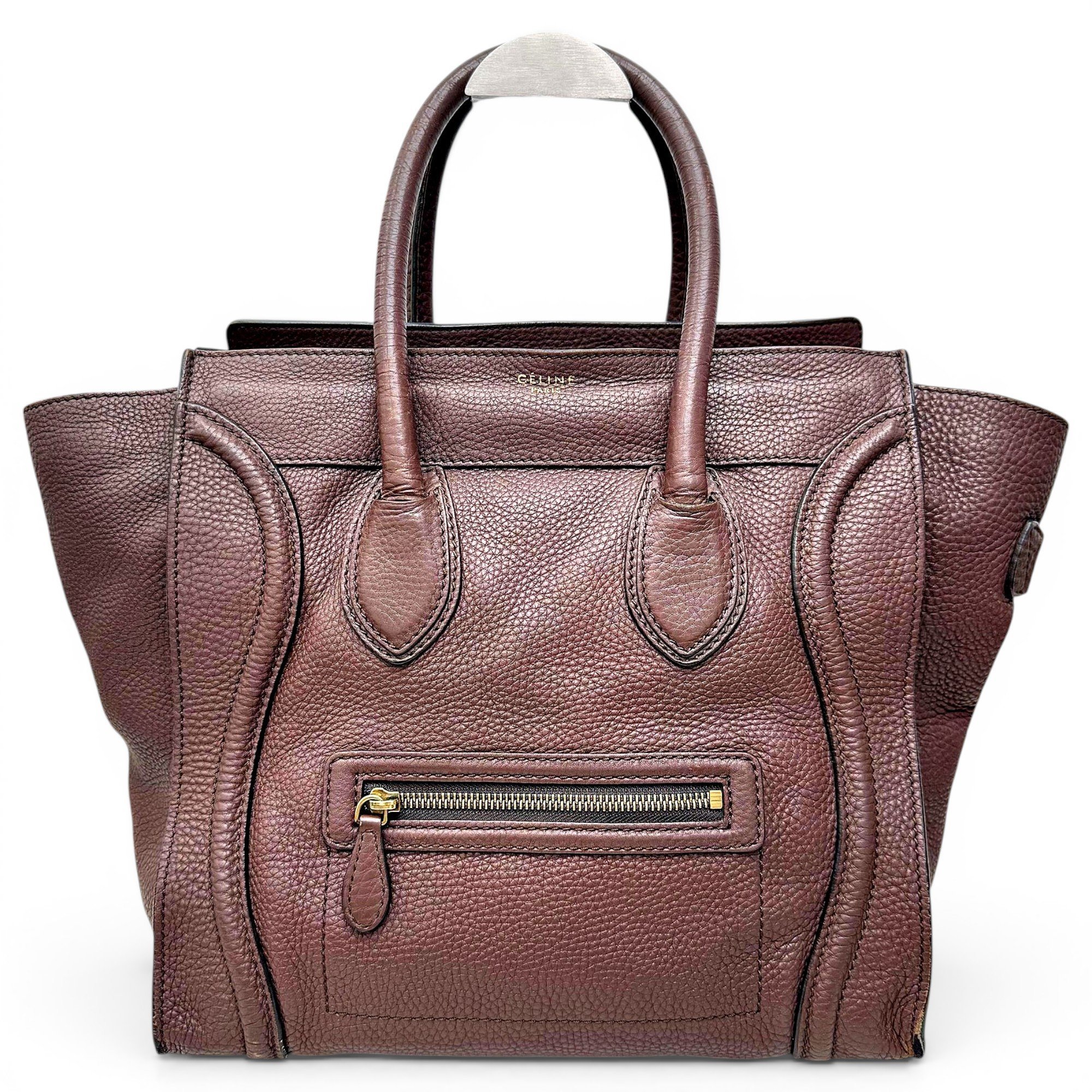Luggage leather handbag