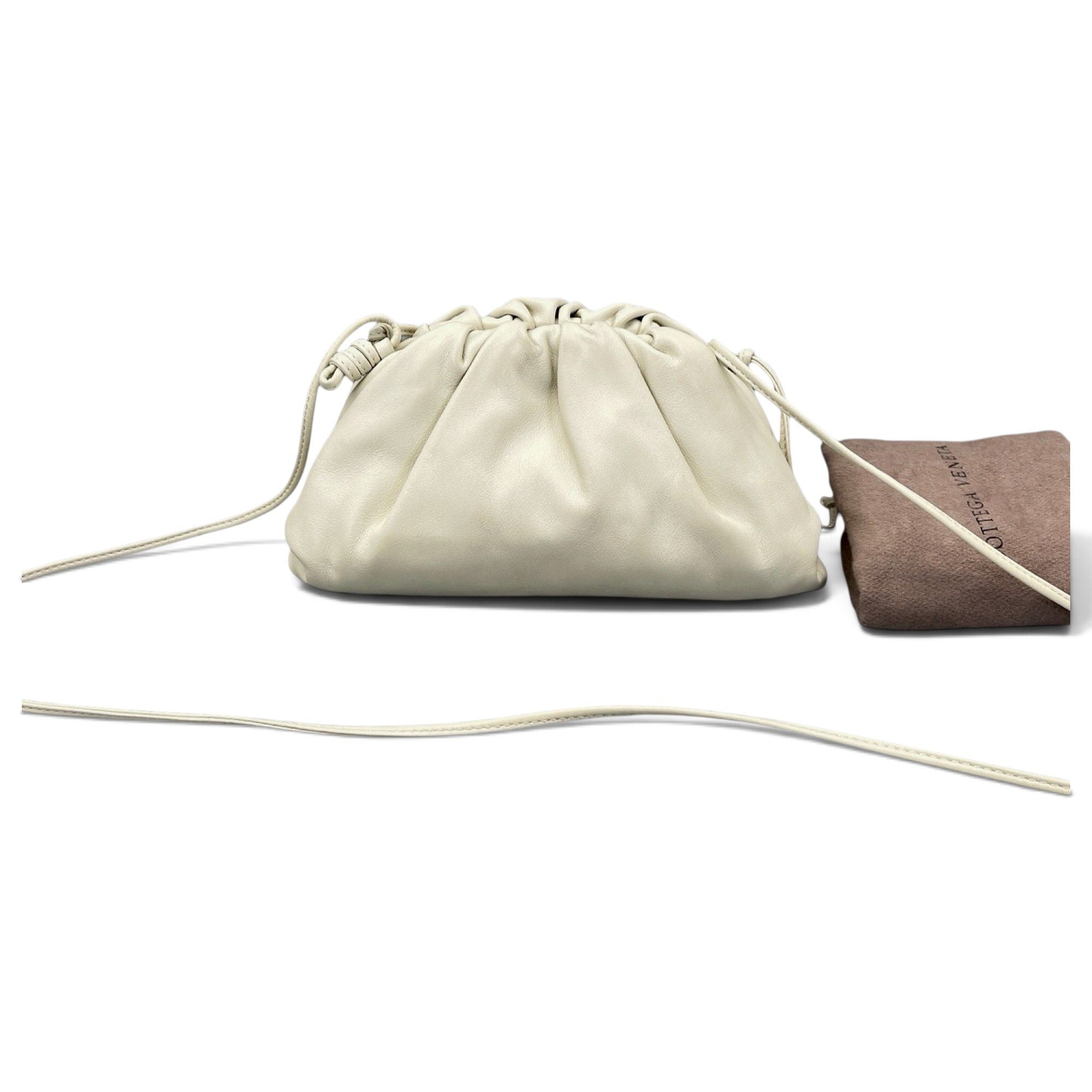 Pouch leather crossbody bag