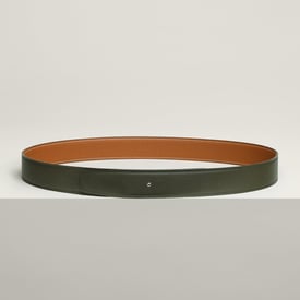 Reversible leather strap 32 mm