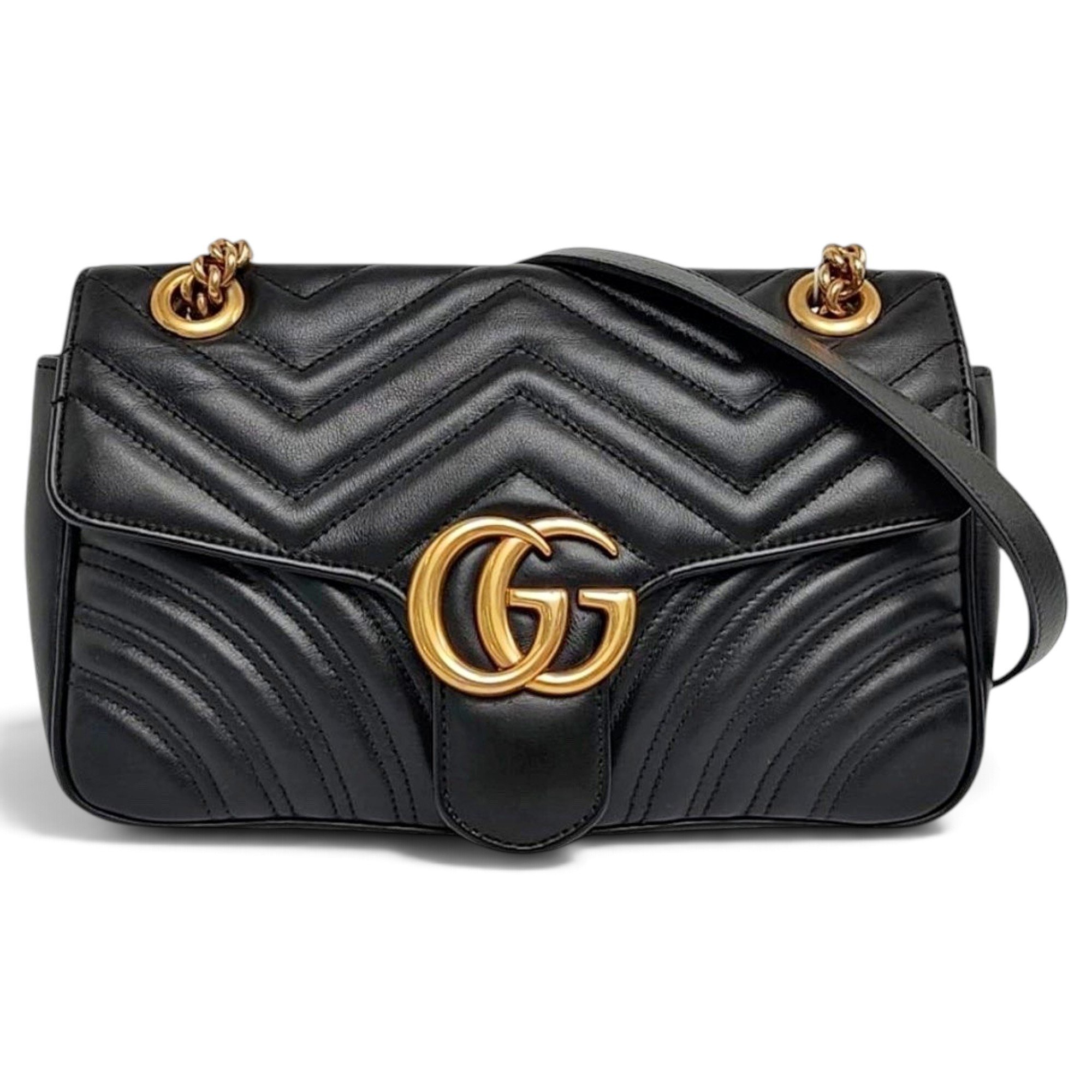 GG Marmont Flap leather handbag