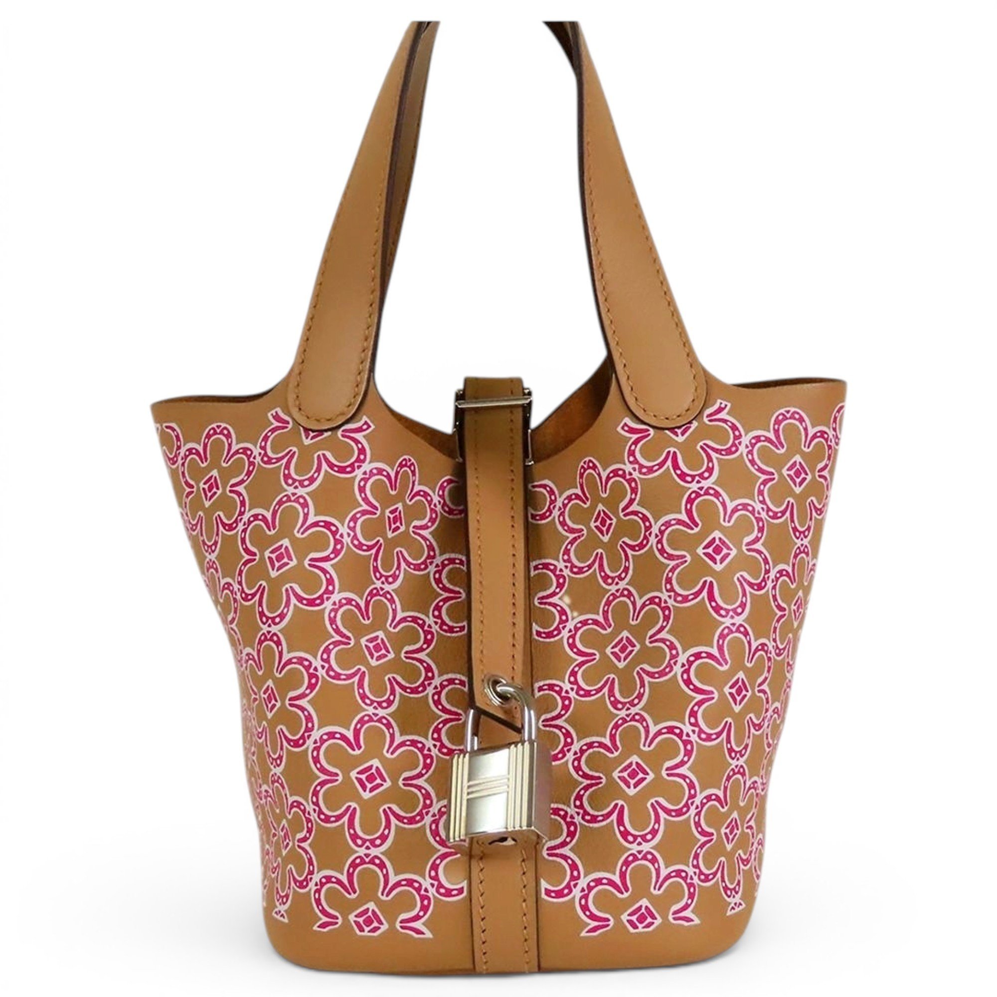 Picotin leather handbag