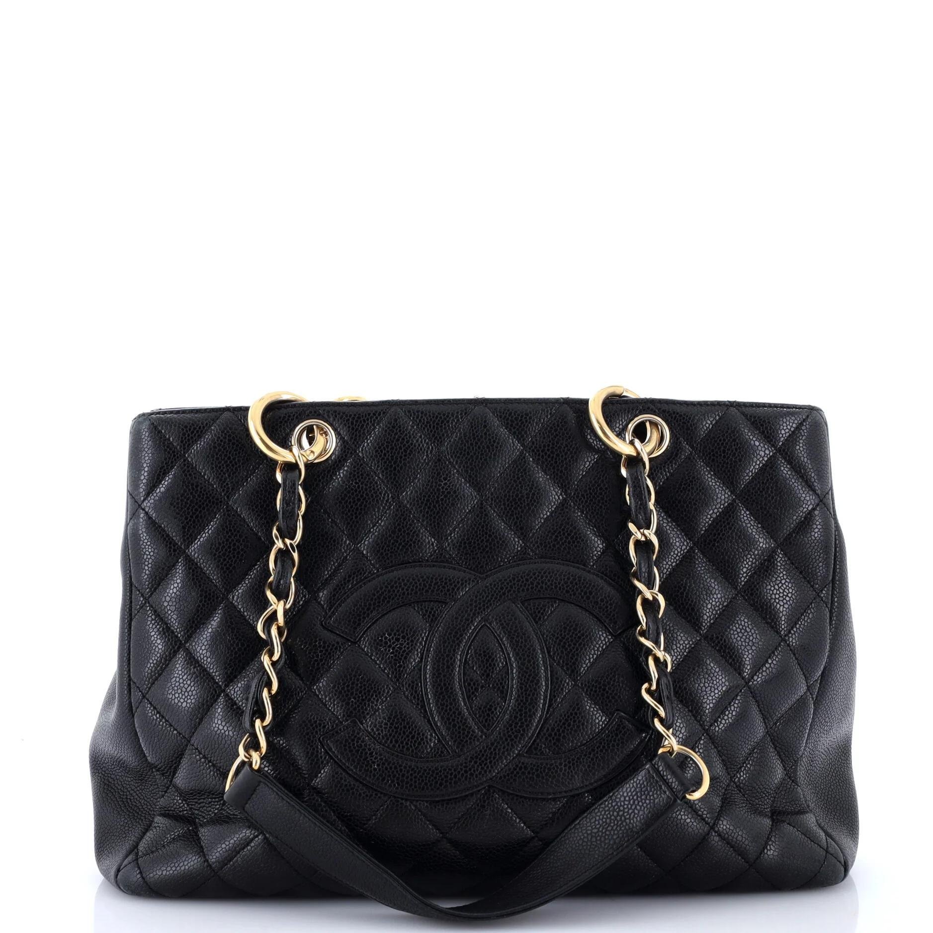 Classic CC Shopping leather tote