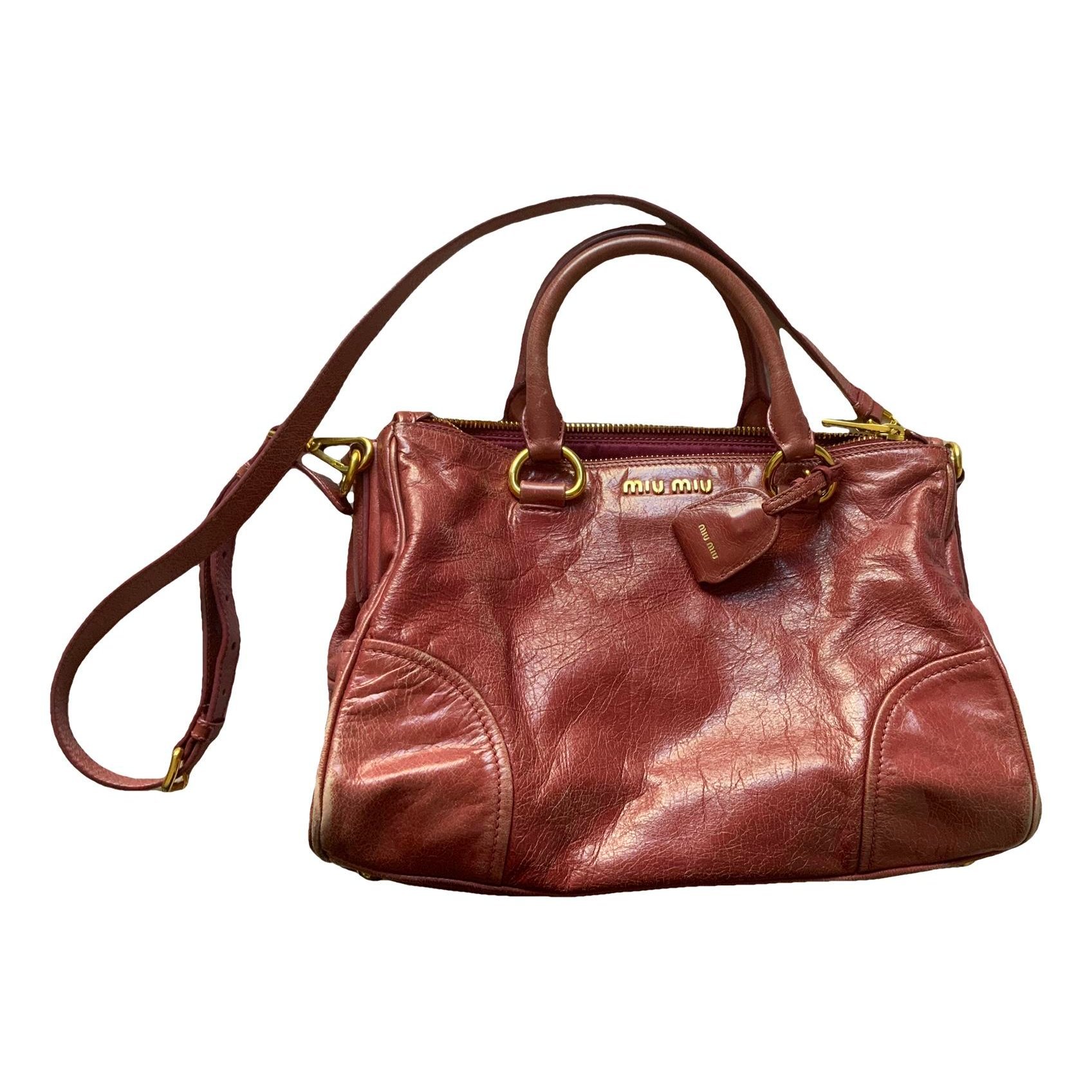 Leather handbag