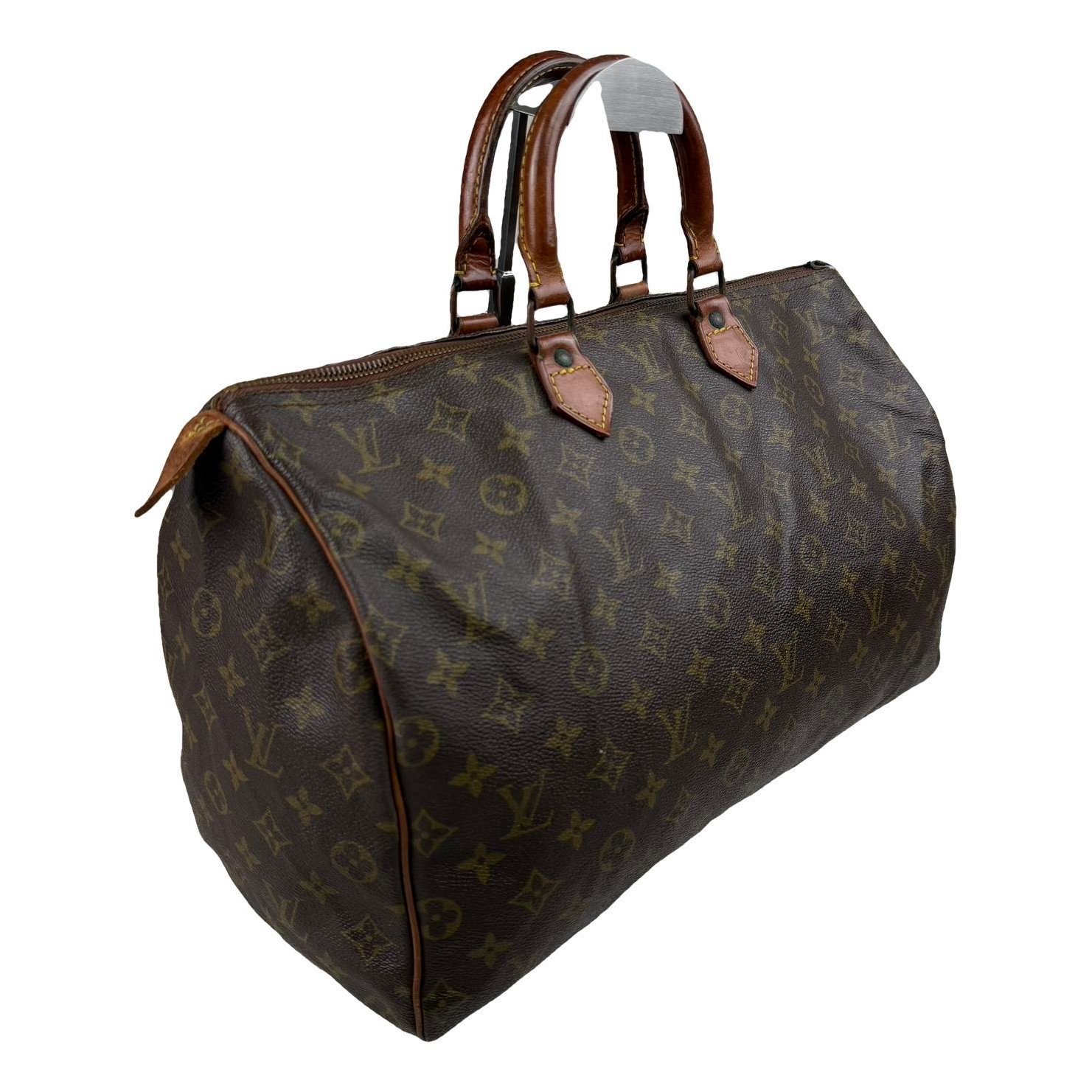 Speedy leather handbag